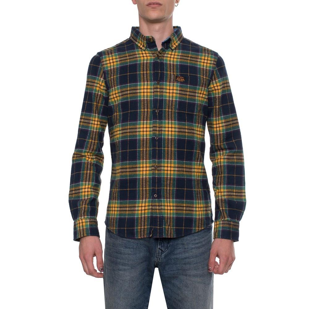 Superdry Chemise à carreaux Marine/Vert/Jaune Homme Superdry Heritage Lum