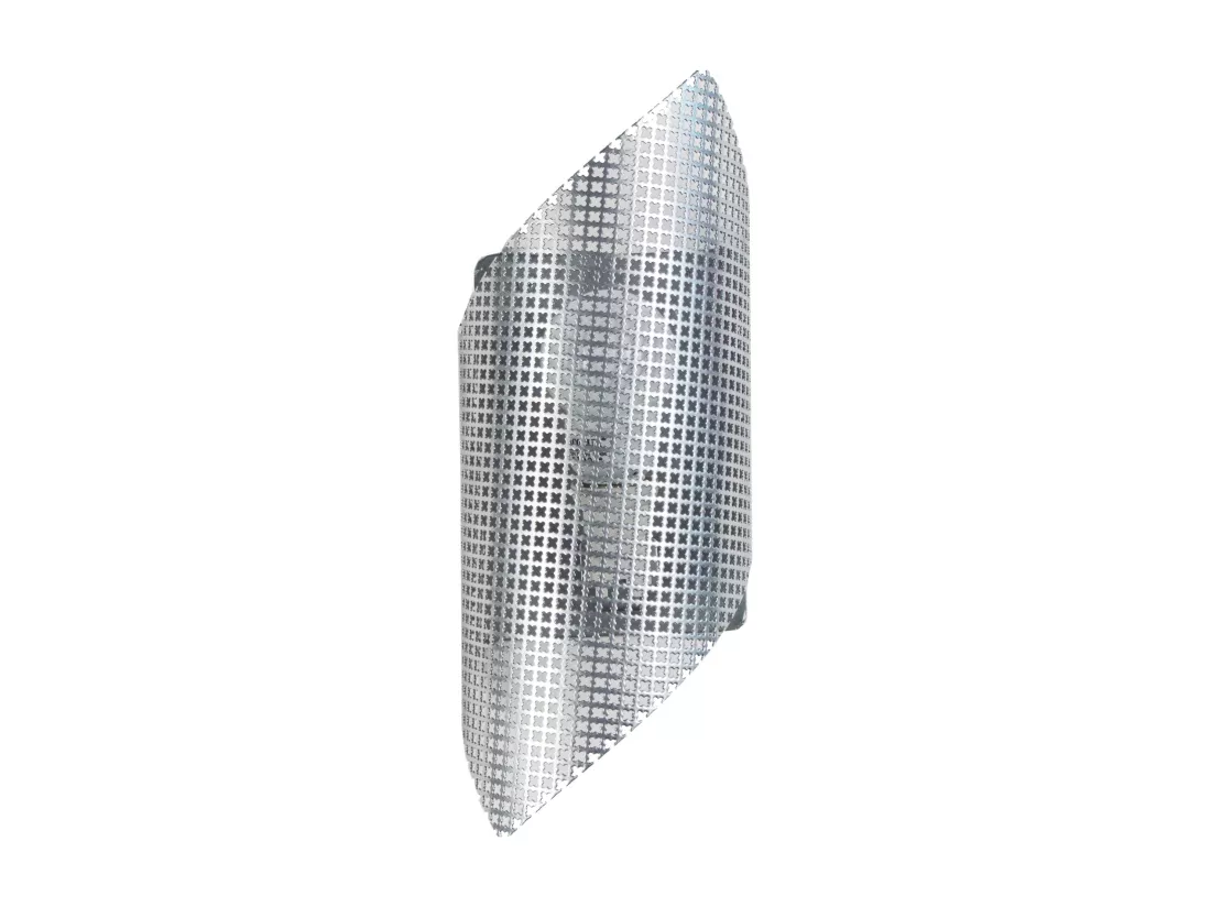 Applique métal ivoire 9 cm.