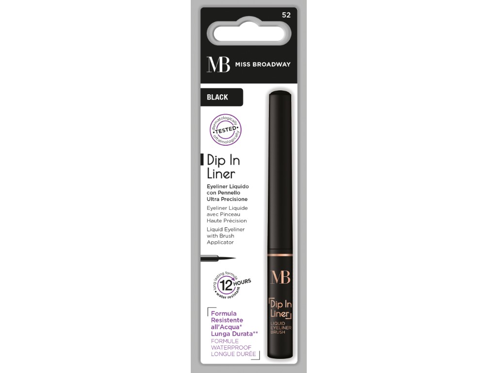 EYELINER MB MILANO LÍQUIDO BLACK UN