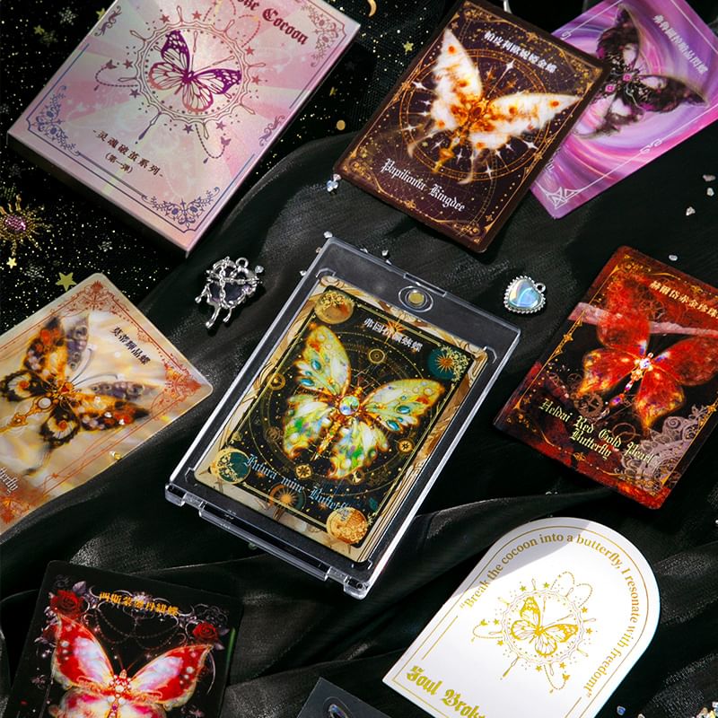 Jun's Journal - Vlinder speelkaarten blinde doos / set
