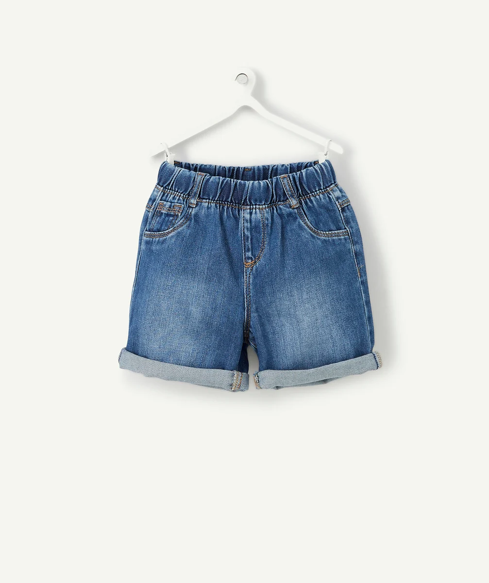 BERMUDA BÉBÉ-GARÇON EN DENIM LOW IMPACT