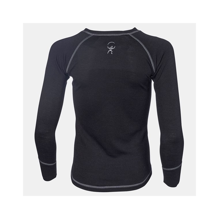 Isbjörn Husky Sweater Baselayer Kids Black