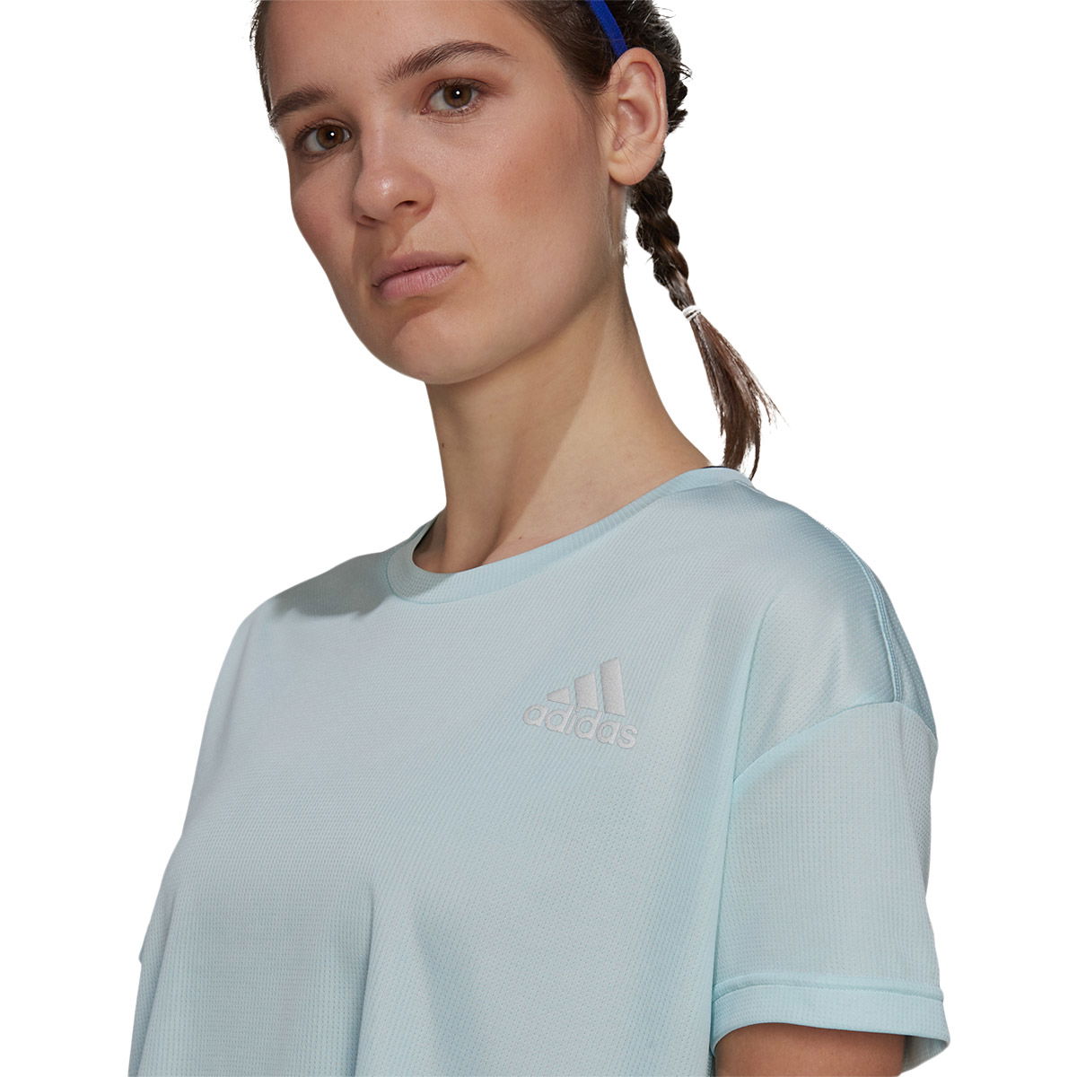 adidas Fast Primeblue Cropped Løbe T-shirt Dame