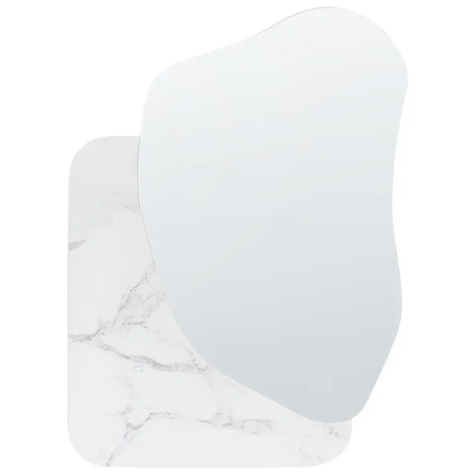 ARVERT - Wandspiegel - Wit - MDF