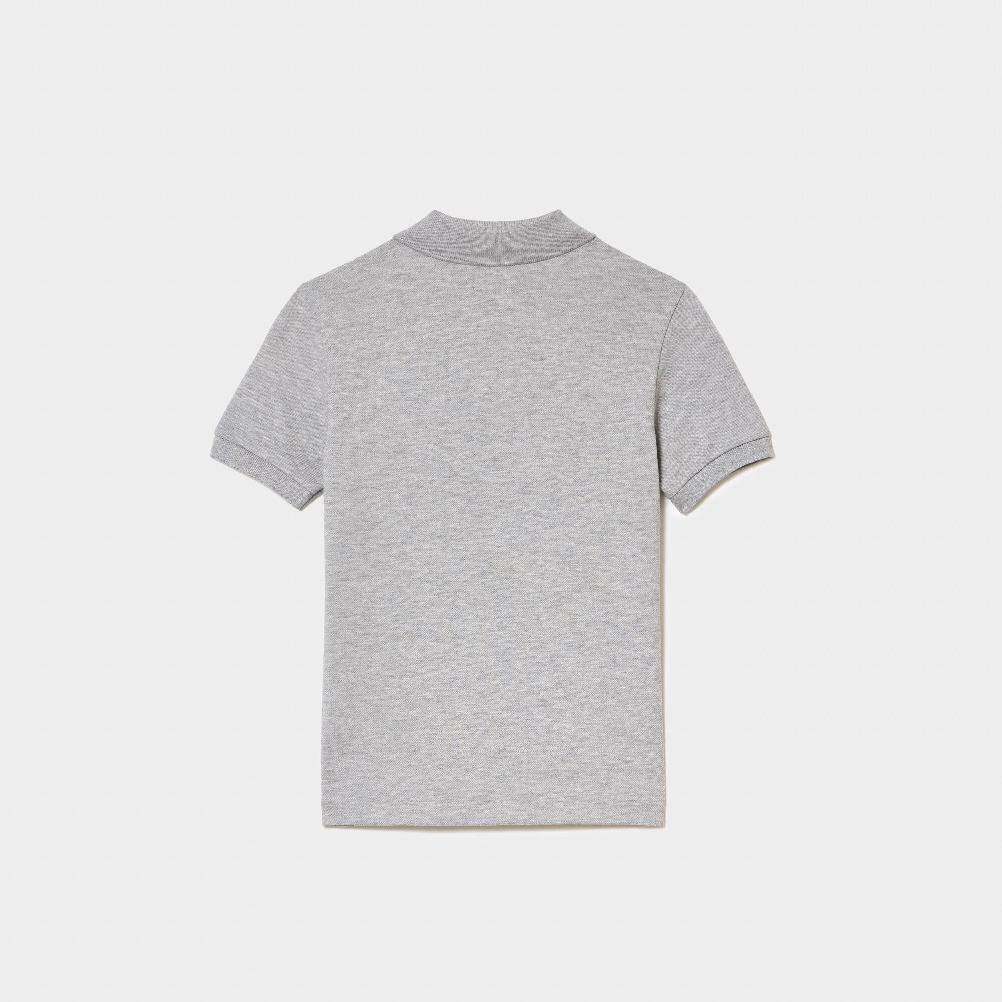 Regular Fit Lacoste-Kinder-Polo aus Petit Piqué Poloshirts - Grau - Lacoste - Kinder