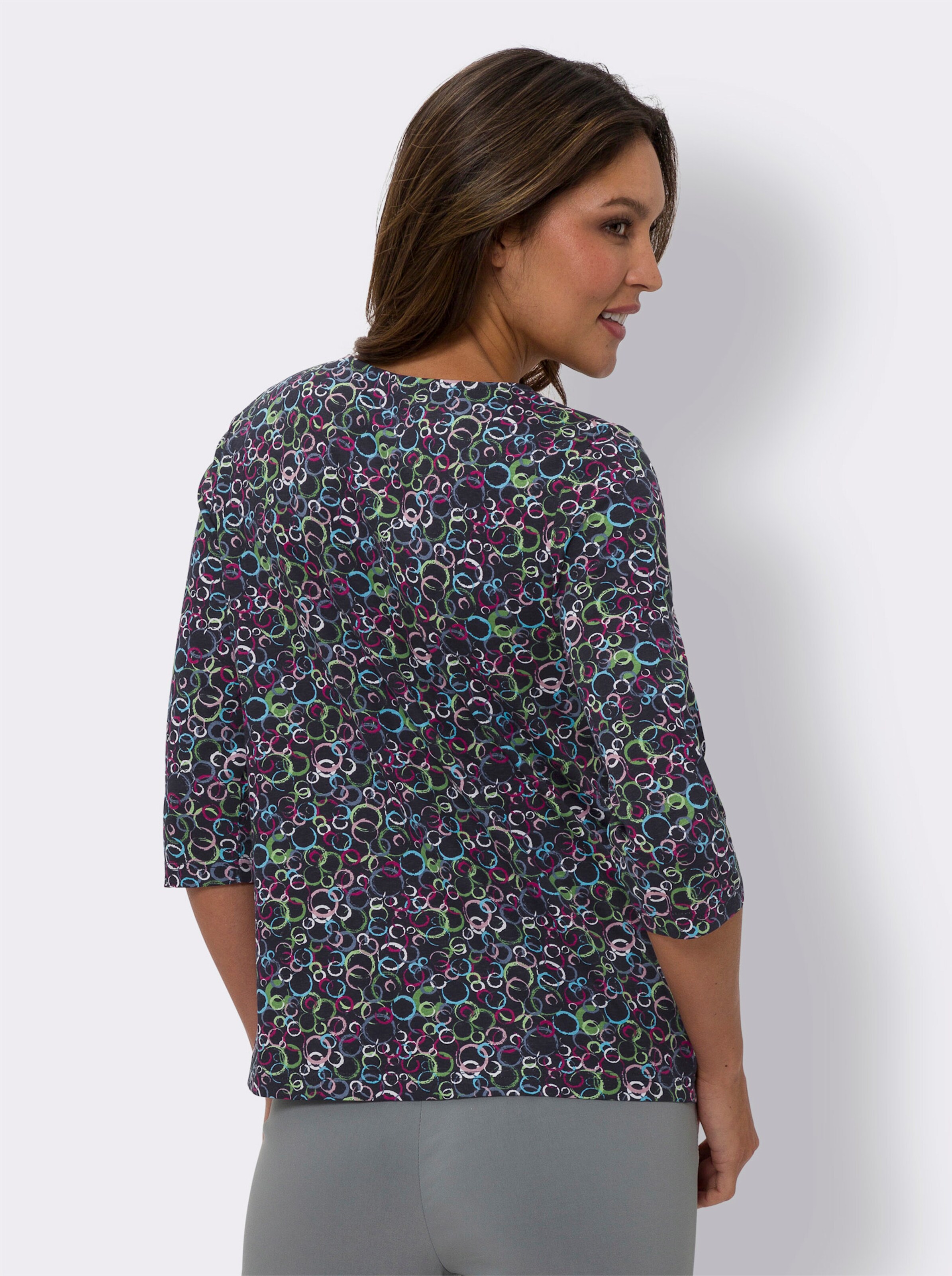 2-in-1-Shirt mit Rüschen