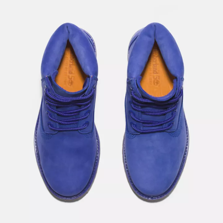 Timberland 50th Edition Premium 6-Inch Boot imperméables pour femme en bleu