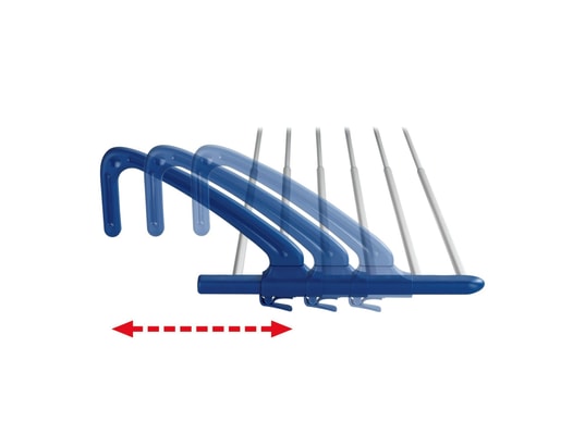 WENKO - Séchoir pour balcon télescopique en aluminium