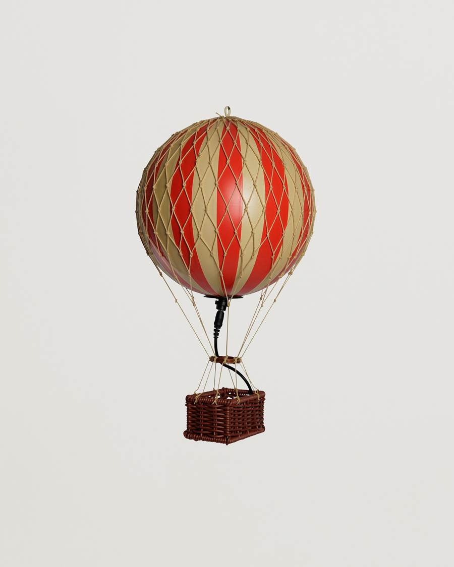 Authentic Models Travels Light Led Balloon True Red
