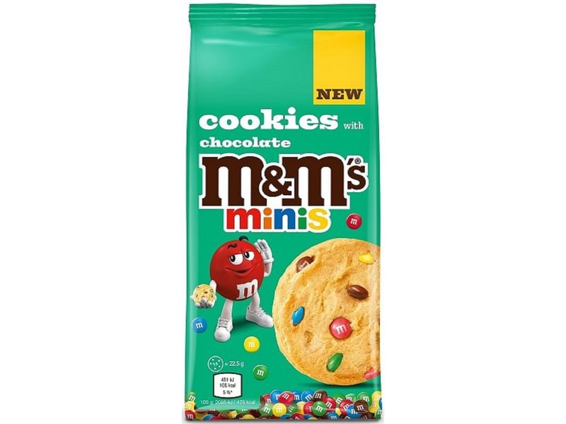Mars UK Guetzli M&M's Biscuits 180 g Knusprige Schokokekse mit Schokolinsen