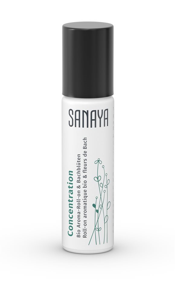 SANAYA Aroma & Bachblüten Roll-on Concentration Bio Roll-on 10 ml