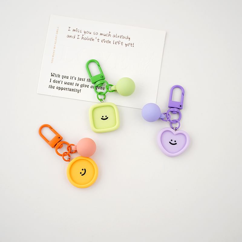 Chavipa - Smiley tashanger sleutelhanger (verschillende ontwerpen)