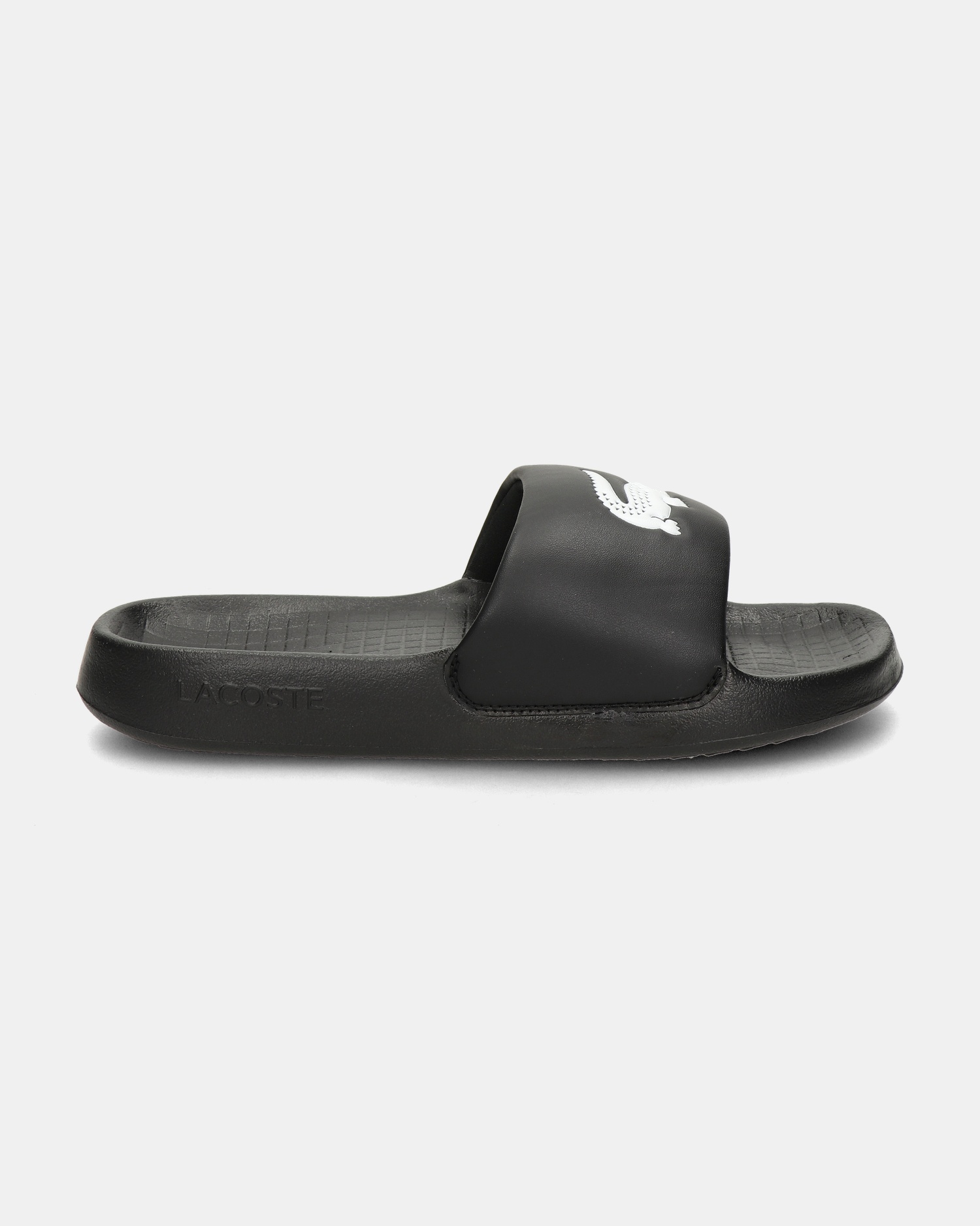 Lacoste Serve Slide Slippers  - zwart