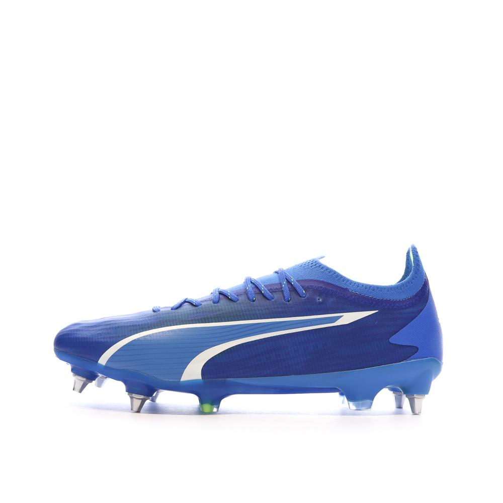 Puma Chaussures de Foot Bleues Homme Puma Ultra Ultimate MxSG
