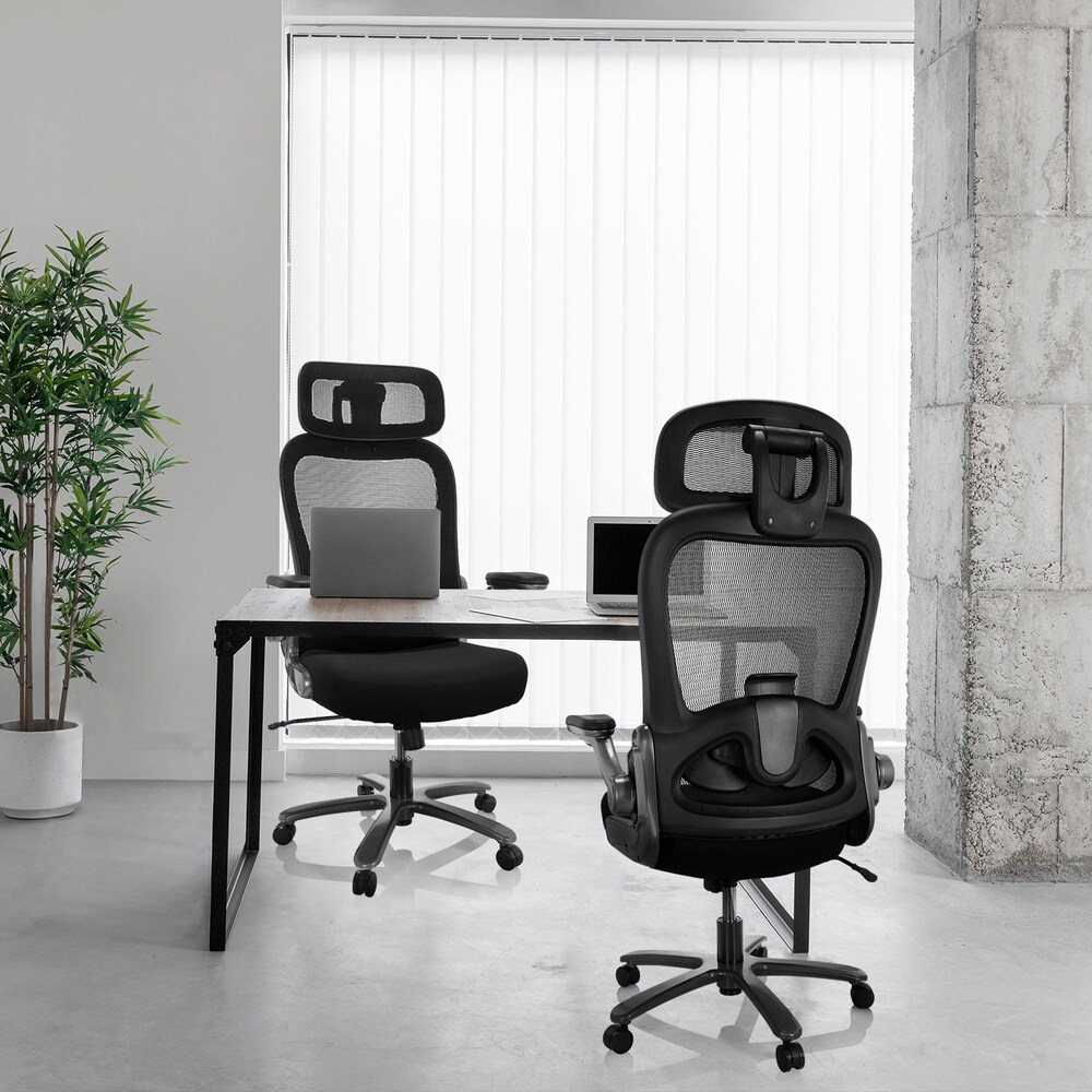 XXL Drehstuhl INSTRUCTOR T I PRO Stoff/Netzstoff mit abklappbaren Armlehnen hjh OFFICE