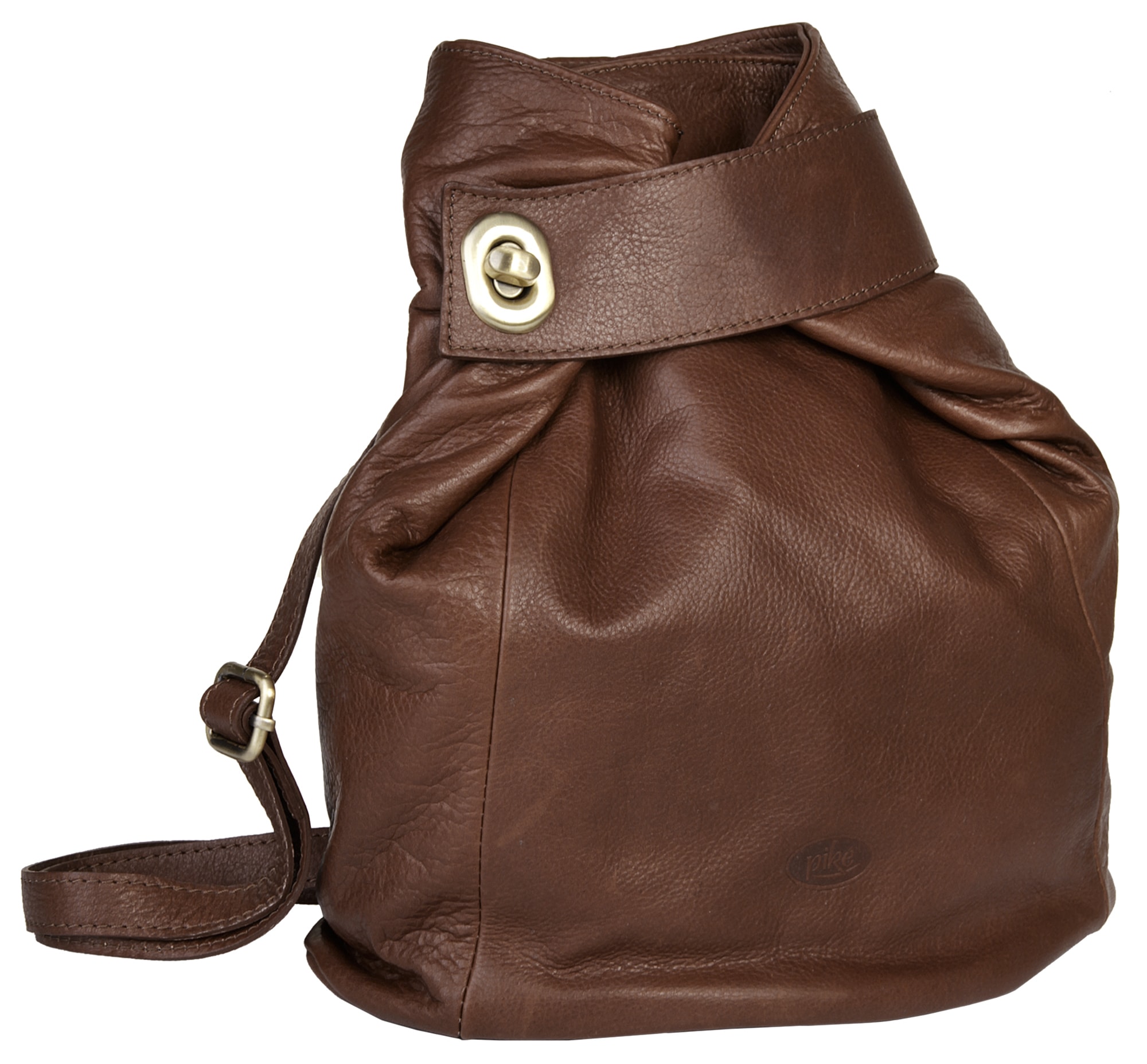 Piké Cityrucksack echt Leder, Made in Italy