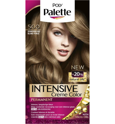 Poly Palette Haarverf – 500 Donkerblond (1 set)