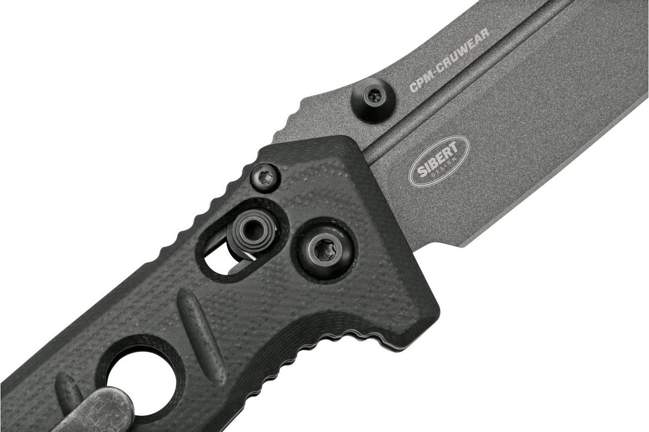 Benchmade 273GY-1 Sibert Mini Adamas Black G10, Tungsten Grey zakmes, Shane Sibert design