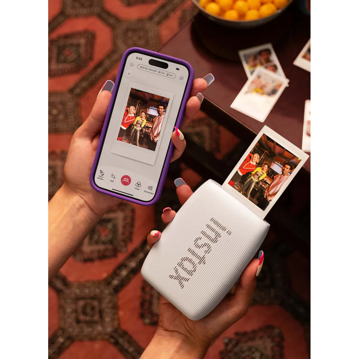 Fujifilm Instax Mini Link 3 smarttelefonprinter (hvit)