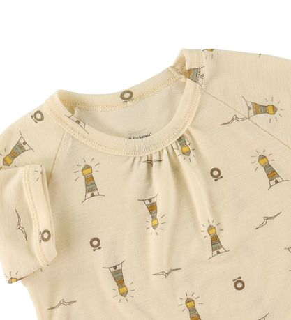 Katvig Kjole - Uld - Beige m. Fyrt?rn