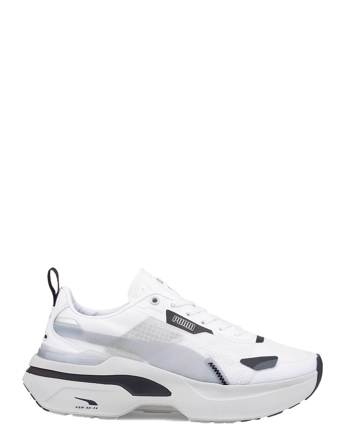 puma sneakers femme kosmo rider blanc/gris/transparent
