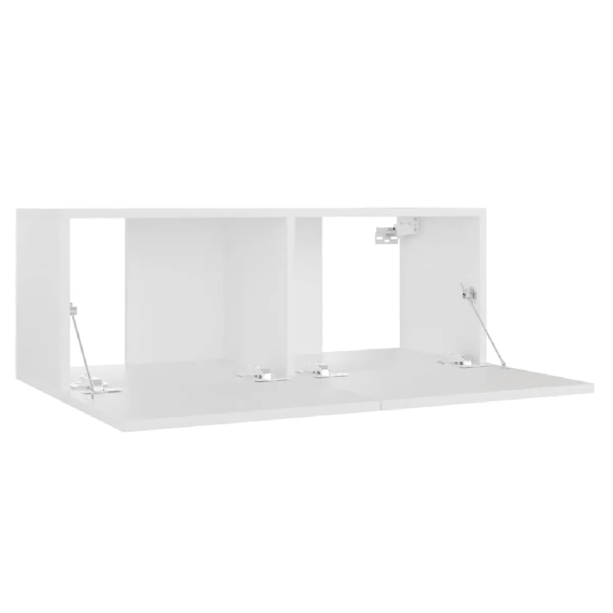 vidaXL Meuble TV Blanc 80x30x30 cm