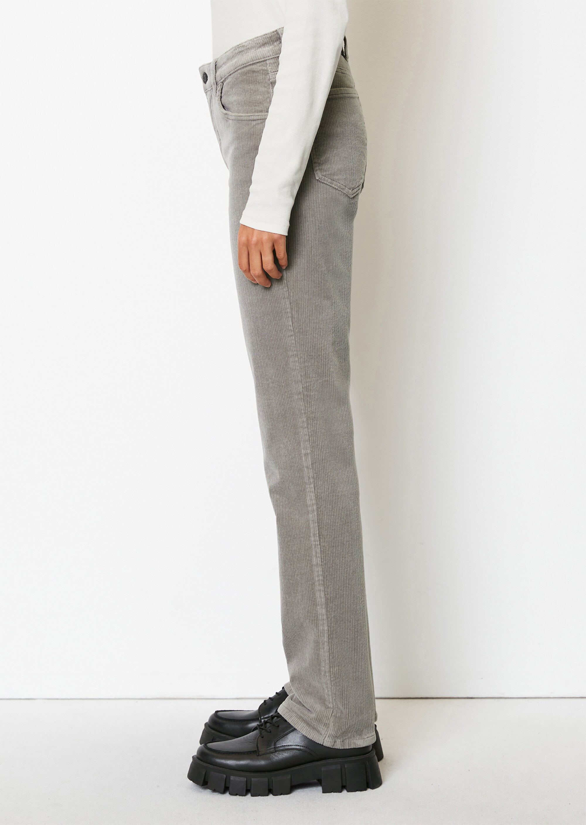 Cordhose straightaus Organic Cotton Stretch