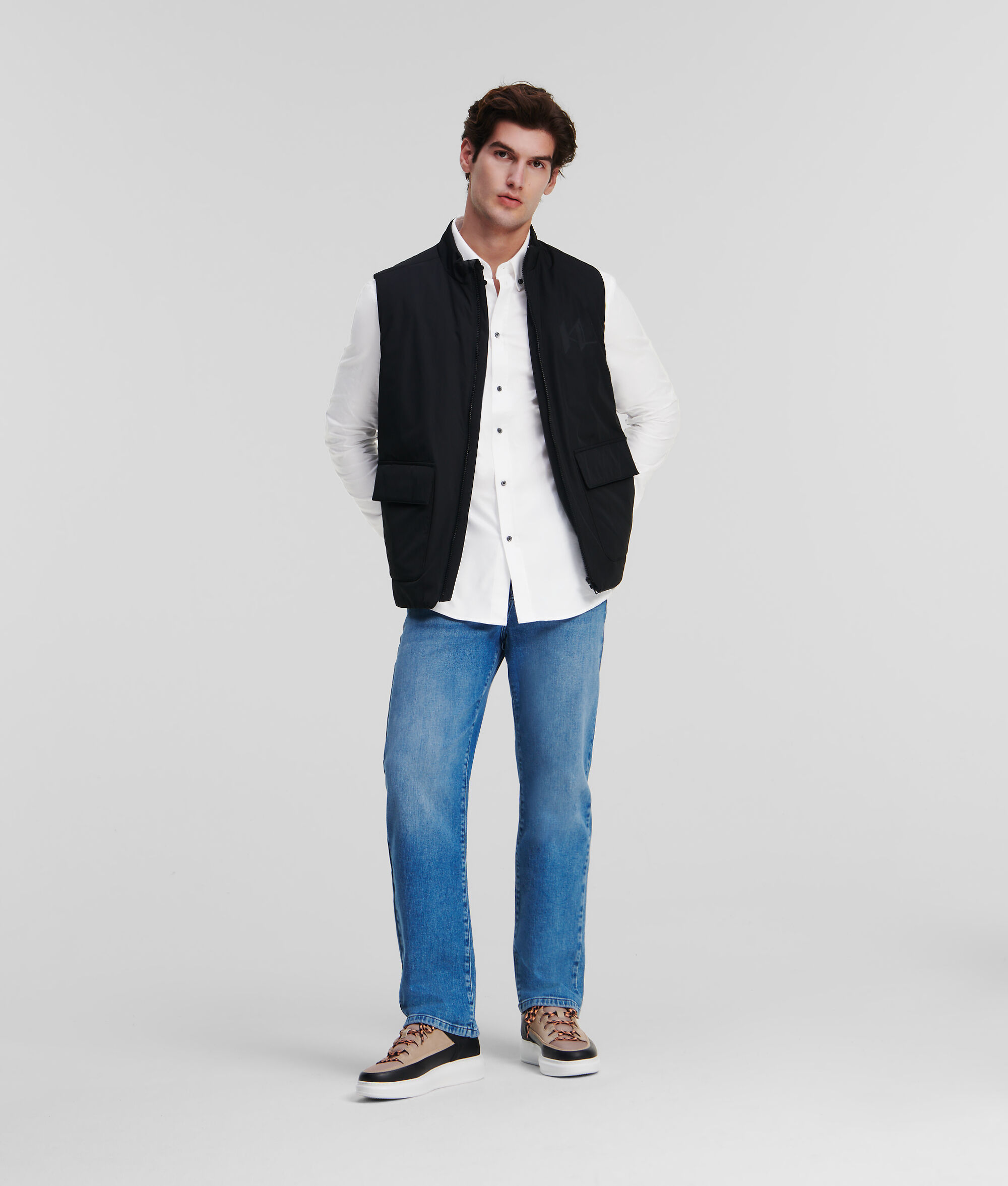 CHEMISE OXFORD KL MONOGRAM