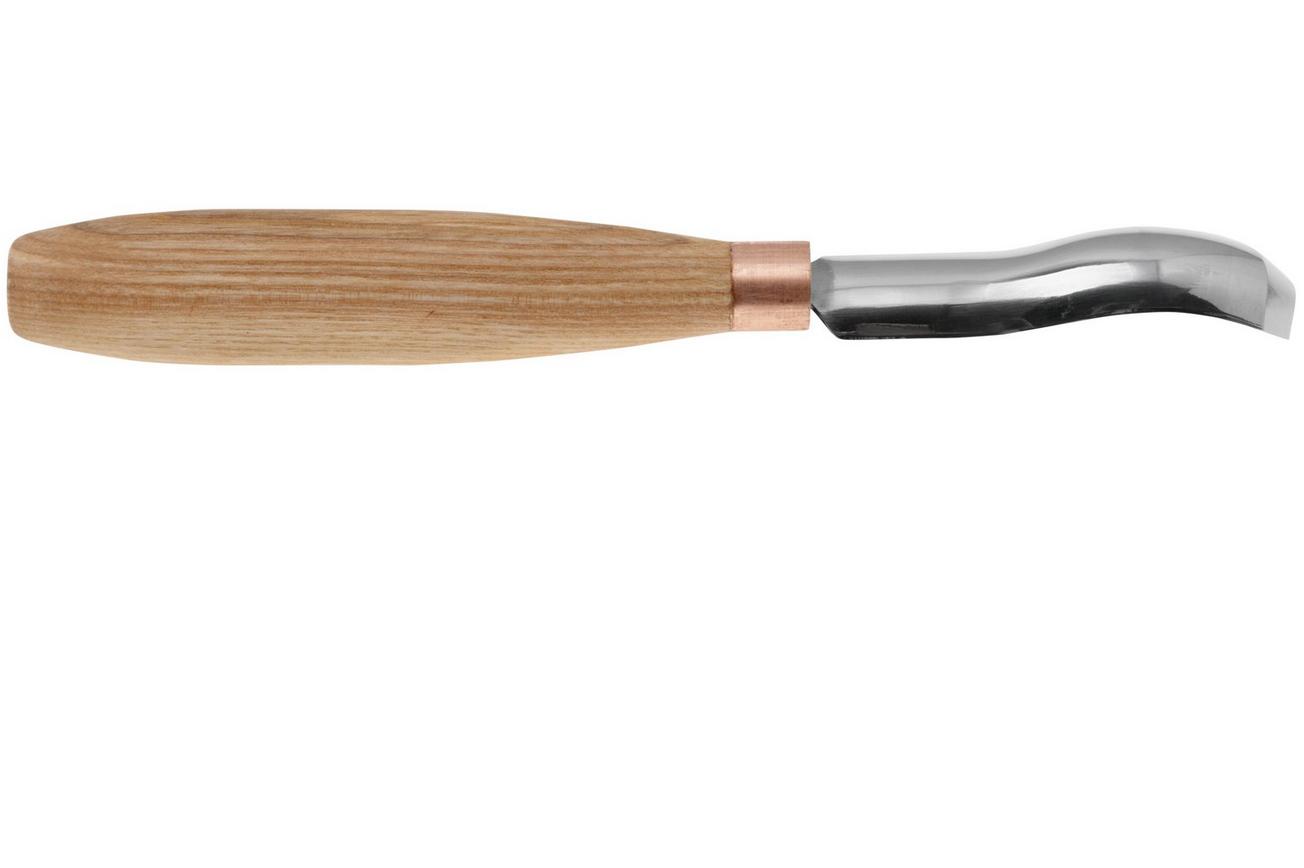 BeaverCraft Compact Short Bent Gouge K8a-14 Sweep 8, 14 mm, guts