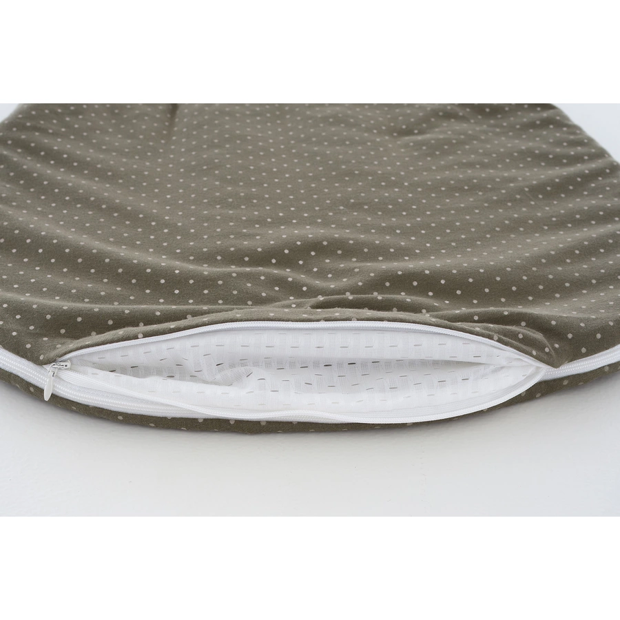 Träumeland Schlafsack 3-tlg. Liebmich Pünktchen oliv