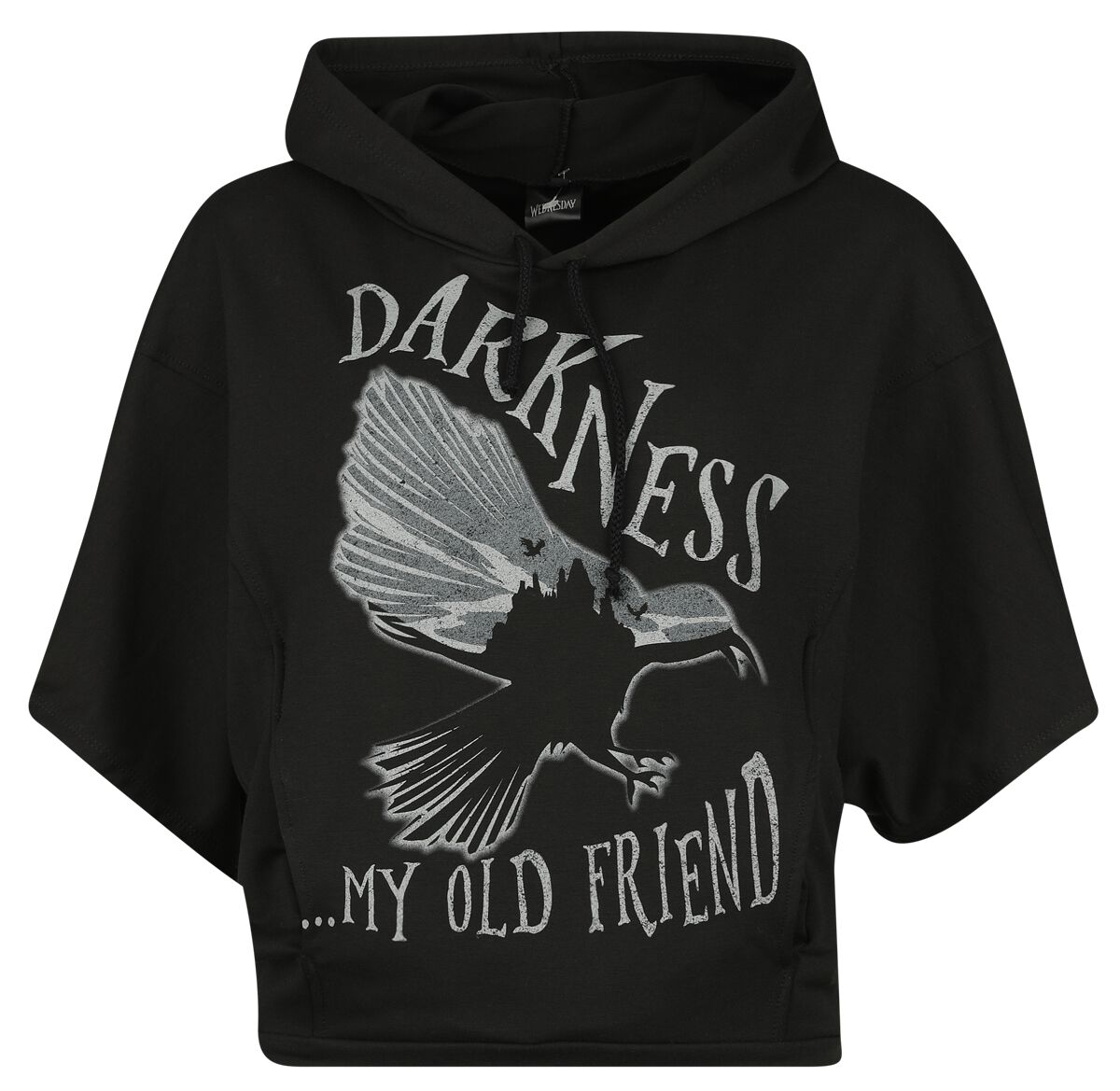 Darkness... My old friend | Wednesday Sweat-shirt à capuche