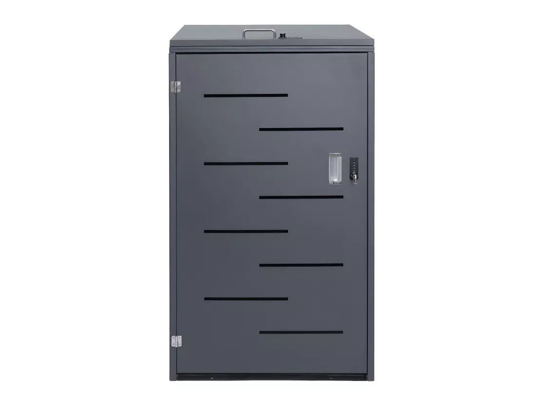 Habillage de poubelle MCW-E83, acier anthracite