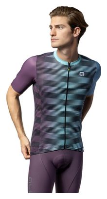 Maillot Manches Courtes Alé Dinamica Vert/Violet