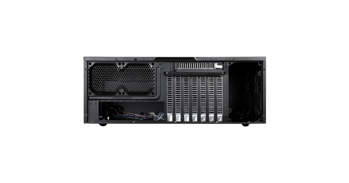 SilverStoneSST-GD10B HTPC behuizing  (Zwart | 2x USB-A)