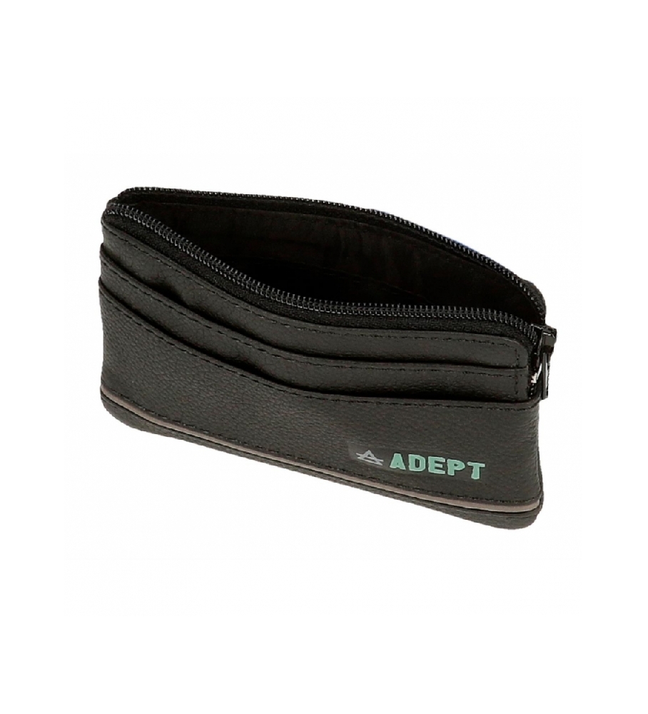 Joumma Bolsas Monedero Adept Kurt Negro -11x7x1.5cm-