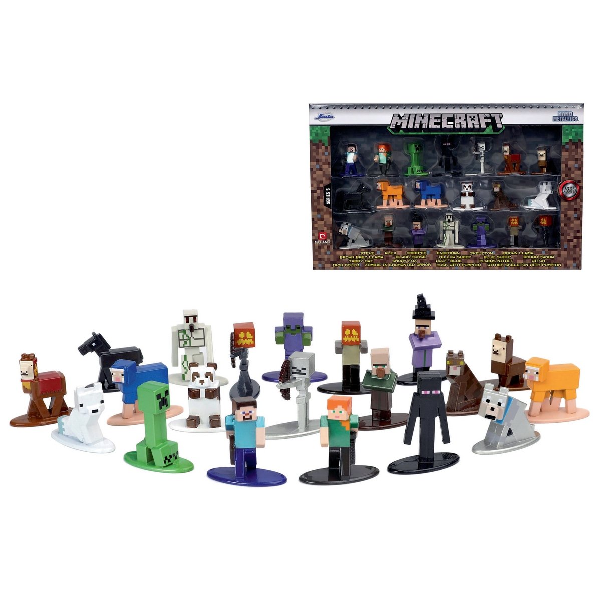 Coffret figurines métal Minecraft - Jada