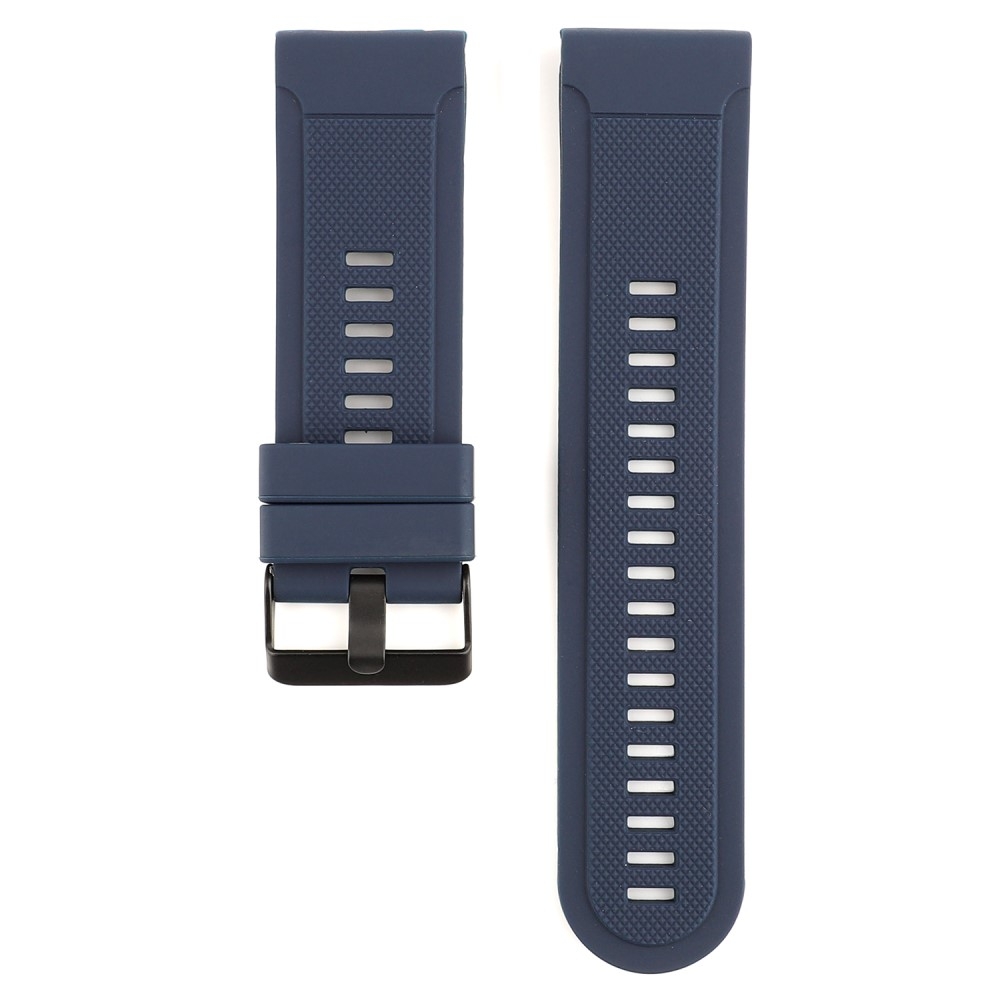 (Gr. M) Garmin Fenix 6 / 6 Pro / 5 / 5 Plus / Forerunner 935 Ersatz Grip Sport Armband aus Silikon (Gelenkumfang 162-247 mm) - Blau