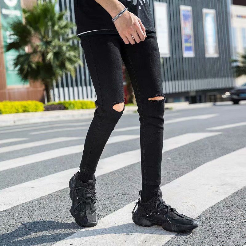 GRAYCIOUS - Versleten skinny jeans