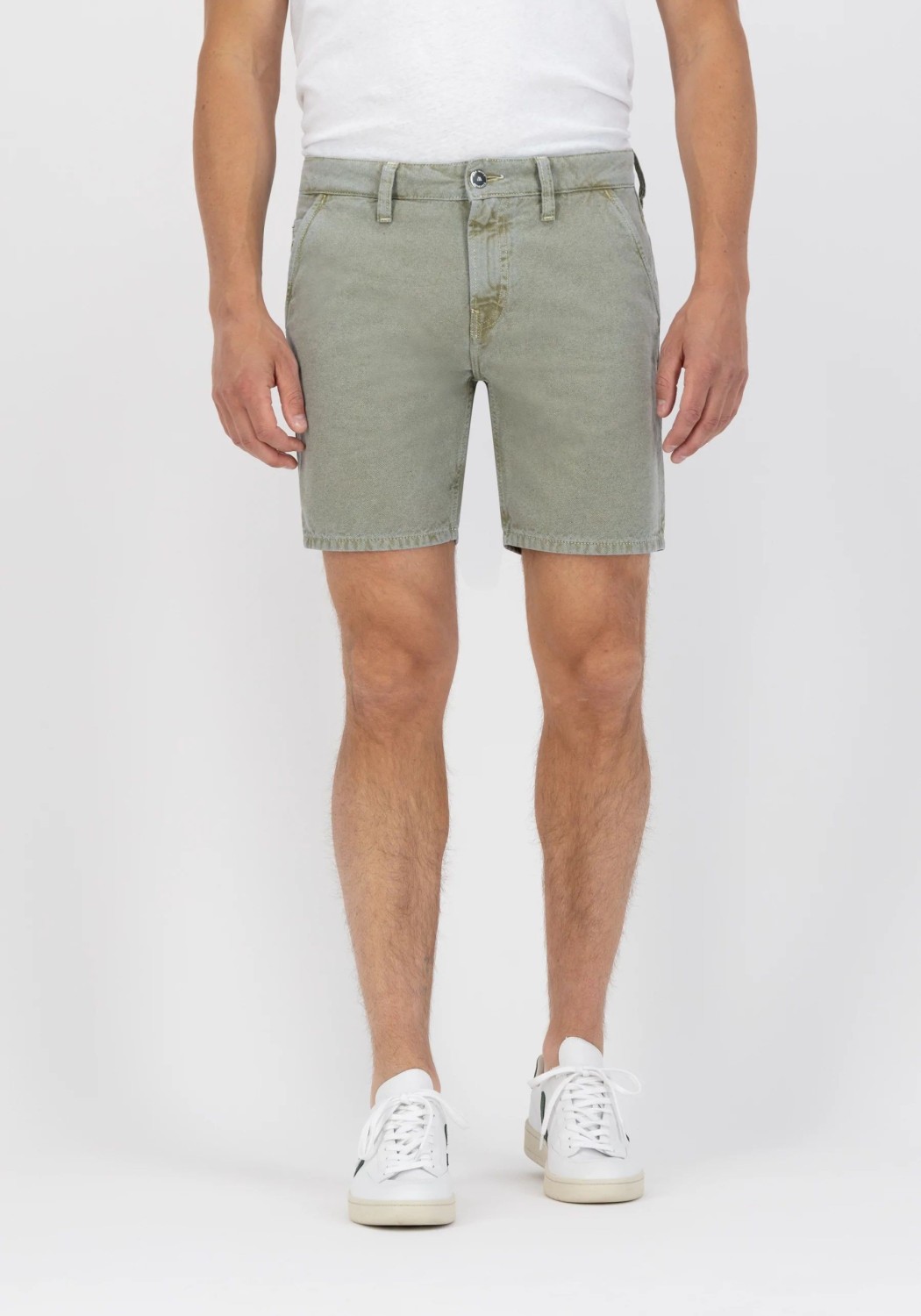 Mud Jeans Jeans-Shorts Luca Short Moss