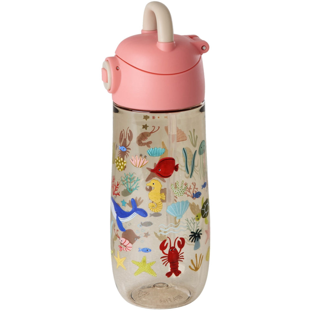 Køb Rice Coral Ocean Print Plastic Kids Drikkeflaske 550 Ml