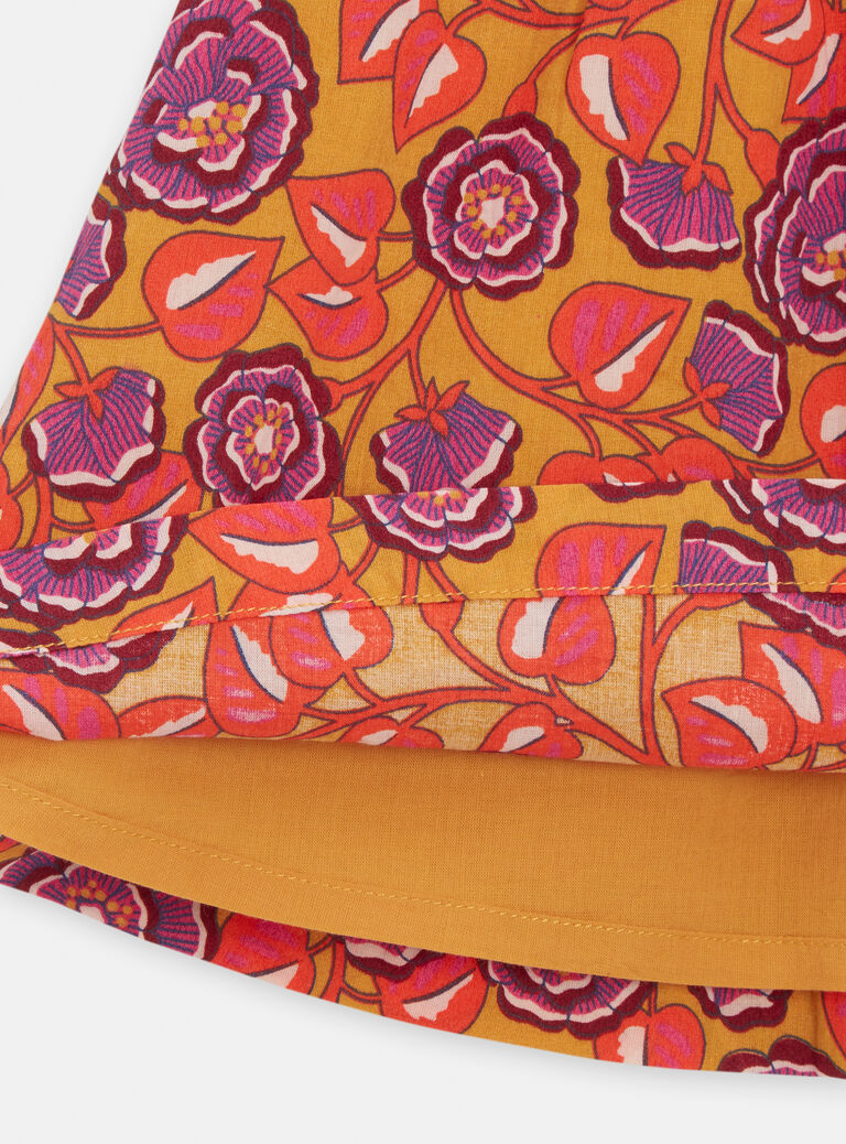 Robe à imprimé fleuri pour bébé fille