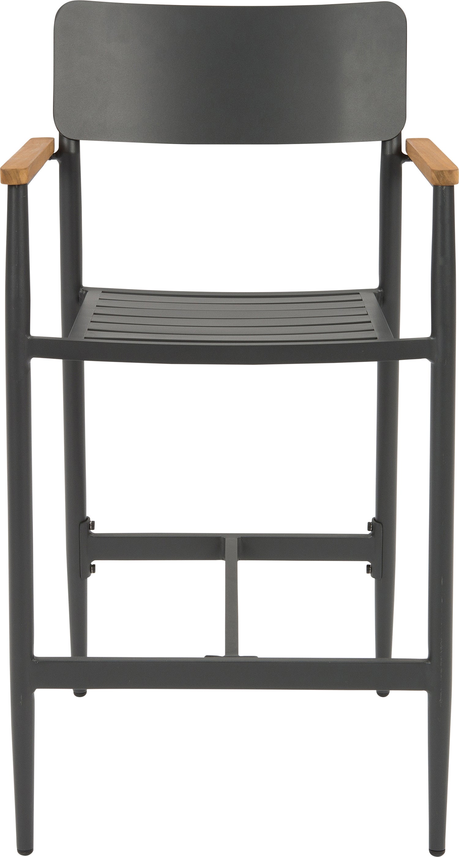 Intratuin 4-zits barset Suze aluminium antraciet