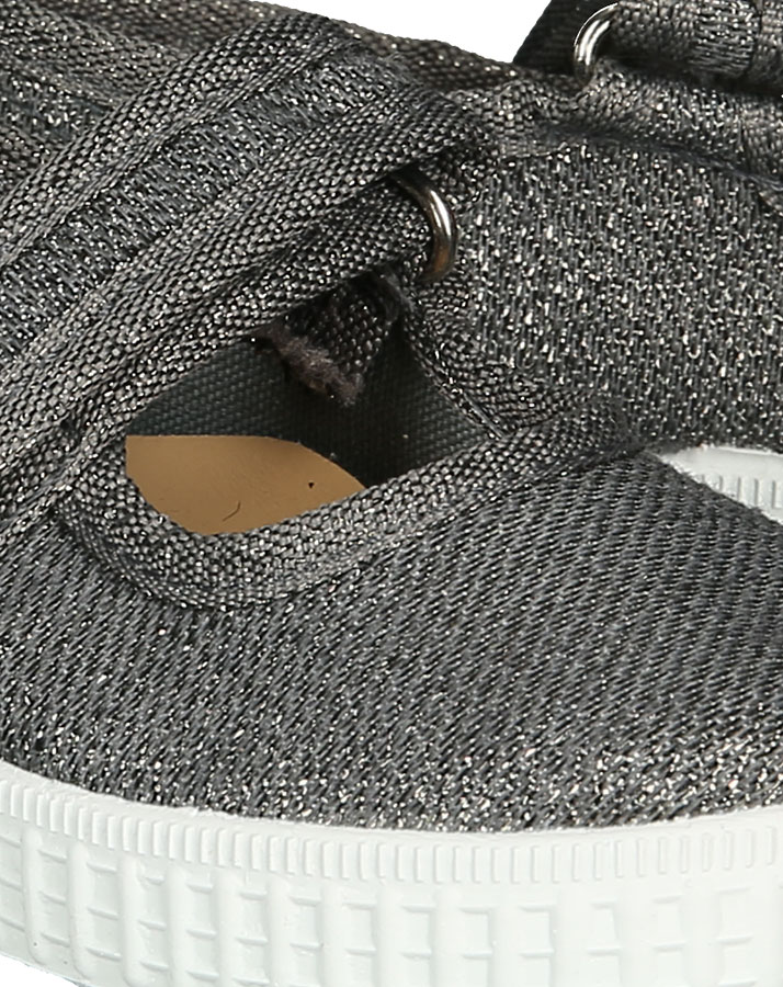 Ballerinas GLITTER GIRL in metallic silber