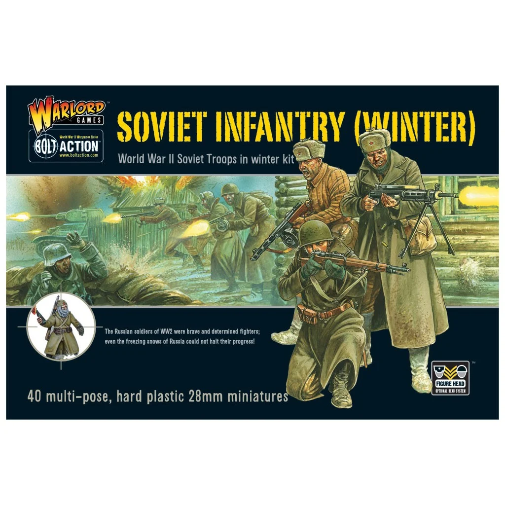 Bolt Action - Soviet Winter Infantry (plastic boxe)