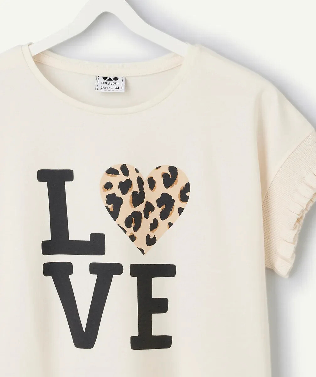 TAPE A L'OEIL<br>Camiseta de manga curta com estampa de leopardo