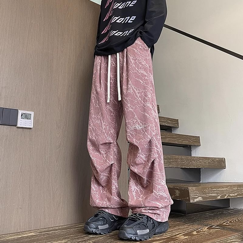 Priam - Mid Rise Lettering Patterned Shorts / Broek