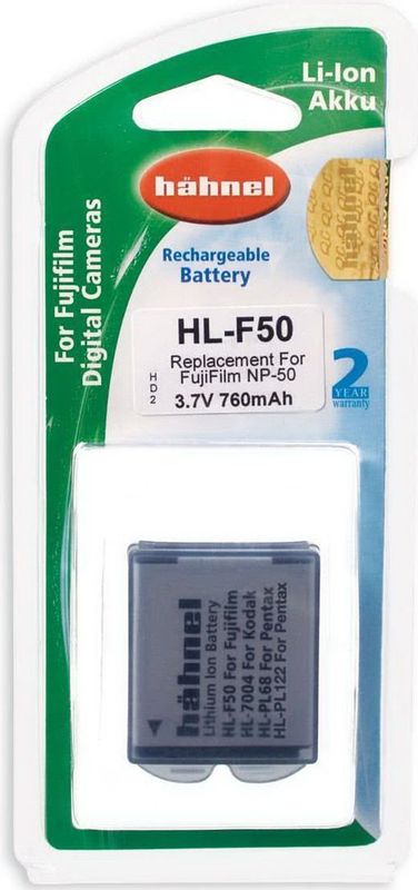 Hähnel - Reservebatterij HL-F50 - Grijs - Lithium-ion
