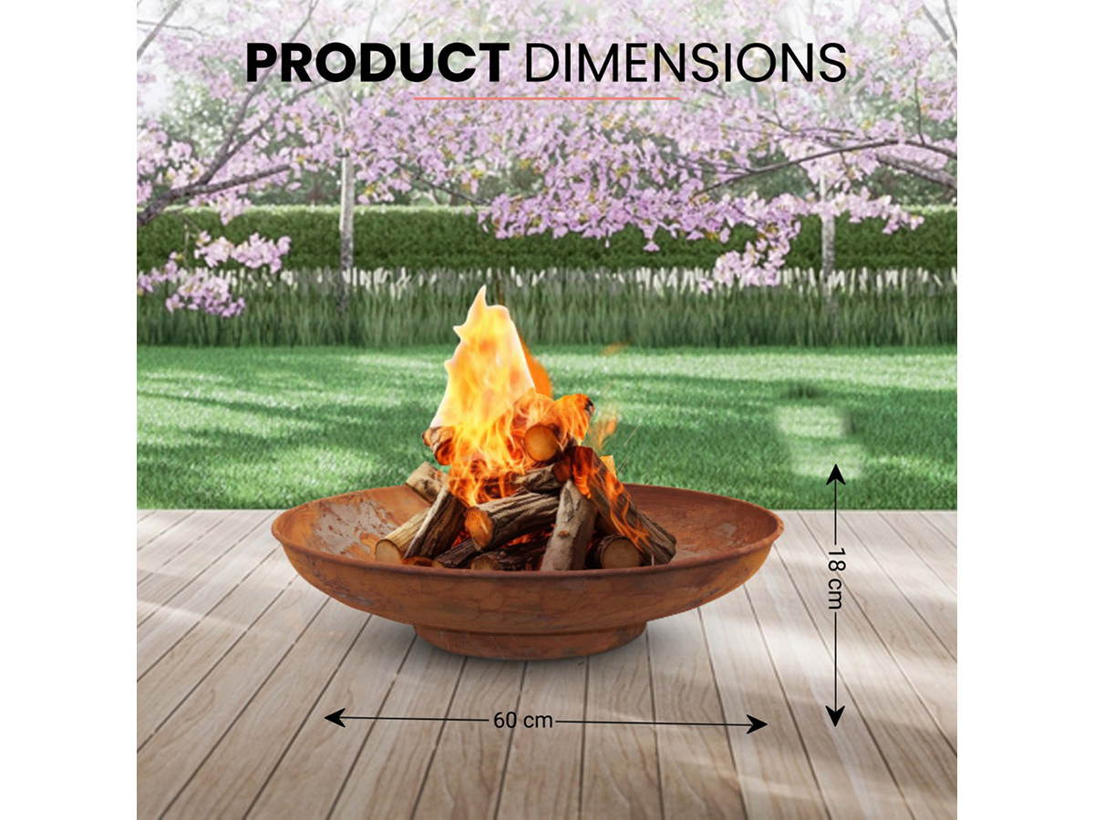 HEAT Outdoor Living Classic Ø60 cm vuurschaal - Brown