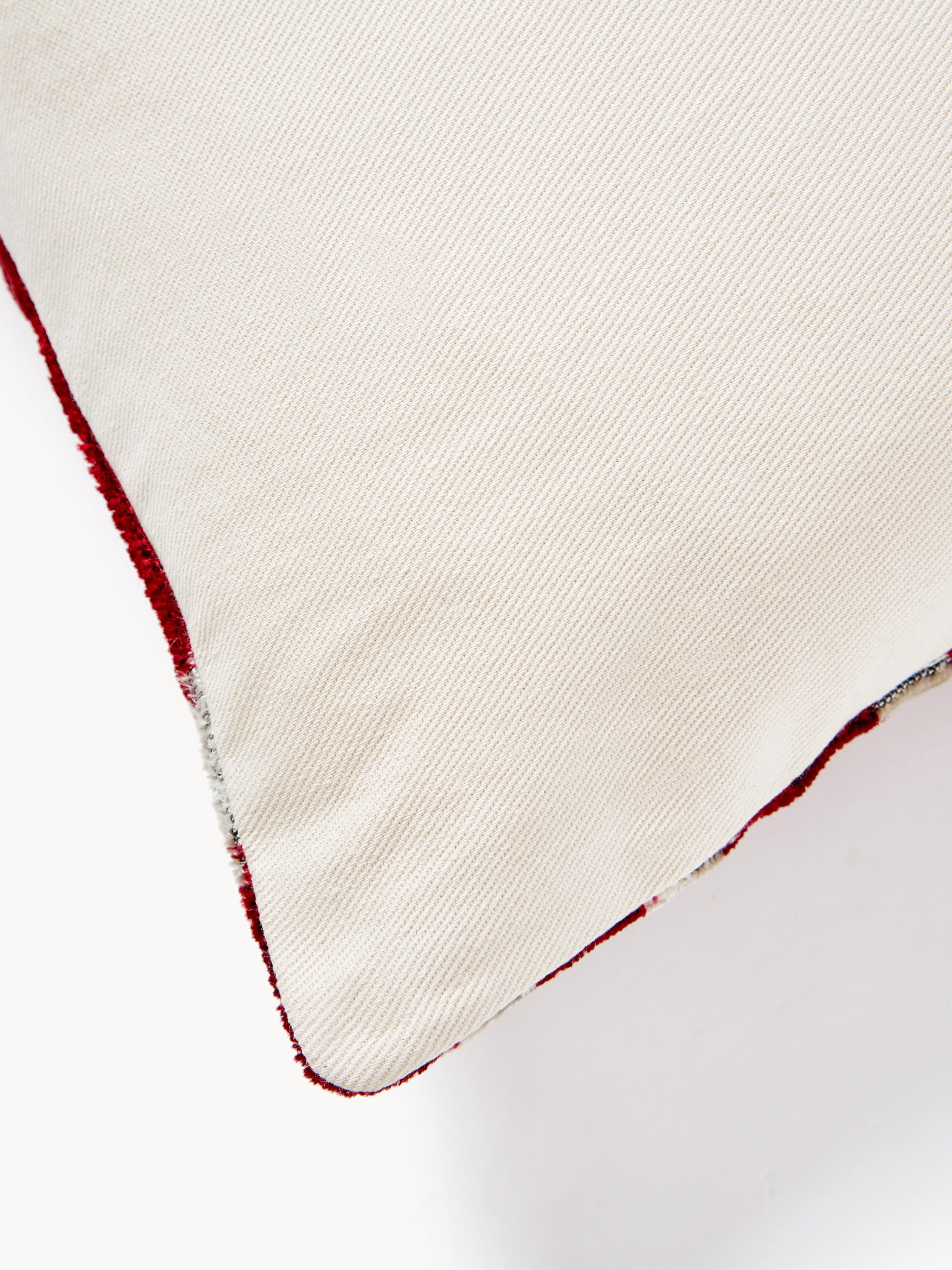 Zijden fluwelen kussenhoes Velvety met abstract patroon