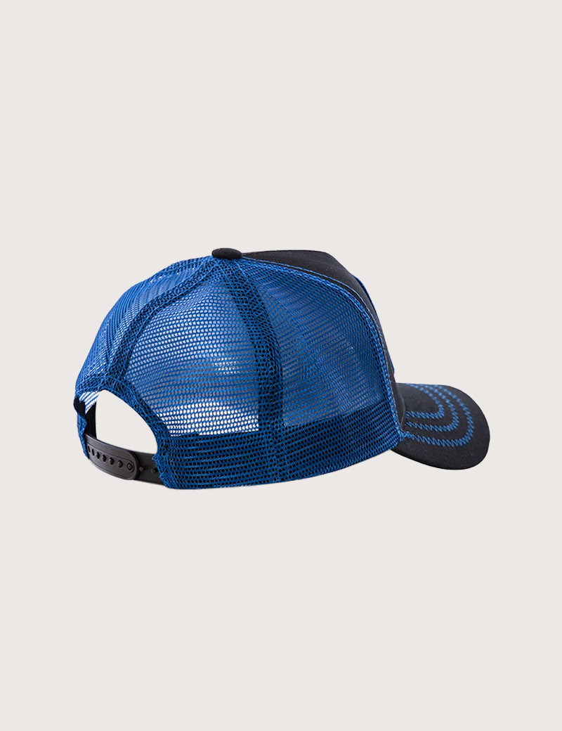 CAPSLAB CASQUETTE TRUCKER ENFANT VEGETA SAYAN NOIR BLEU
